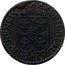 France 2 Liards Charles of Gonzaga 1613 KM# 12.3 DEI GR PRINCEPS ARCHENSIS coin reverse