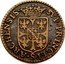 France 2 Liards Charles of Gonzaga 1614 KM# 12.2 SVP PRINCEPS ARCHENSIS coin reverse
