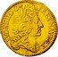 France 2 Louis D'or Louis XIV 1690 A KM# 280.1 LVD. XIIII. D. G. FR. ET. NAV. REX. coin obverse