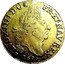 France 2 Louis D'or Louis XIV 1696 M KM# 303.14 LVD XIIII D G FR ET NAV REX 1696 coin obverse