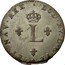 France 2 Sols Louis XV 1738 R KM# 500.18 LUD XV D G FR ET NAV REX L coin obverse