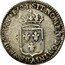 France 20 Sols (1/6 ECU) Louis XV 1721 KM# 454.1 SIT NOMEN DOMINI A BENEDICTUM 1721 coin reverse