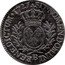 France 24 Sols (1/5 ECU) Louis XV 1727 B KM# 482.3 SIT NOMEN DOMINI B BENEDICTUM 1727 coin reverse