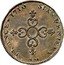 France 6 Deniers Louis XIV 1710 & KM# 400.3 SIX DENIERS DE FRANCE 1710 coin reverse