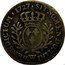 France 6 Sols (1/20 ECU) Louis XV 1727 W KM# 480.21 SIT NOMEN DOMINI W BENEDICTUM 1727 coin reverse
