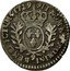 France 6 Sols (1/20 ECU) Louis XV 1729 Numeral 9 KM# 480.25 SIT NOMEN DOMINI 9 BENEDICTUM 1729 coin reverse