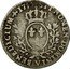 France 6 Sols (1/20 ECU) Louis XV 1744 V KM# 510.15 SIT NOMEN DOMINI V BENEDICTUM 1744 coin reverse