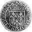 France Liard Francis de Bourbon 1613 KM# 26.1 P DE CONTI S DE CH RENAV coin reverse