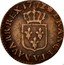 France Liard Louis XV 1772 V KM# 543.10 FRANC ET V NAVARR REX 1772 coin reverse