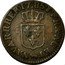France Liard Louis XVI 1785 Cow KM# 588 FRANC ET NAV RE BD 1785 coin reverse
