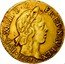 France Louis D'or Louis XIV 1651 H KM# 157.9 LVD XIIII D G FR ET NAV REX 1651 coin obverse