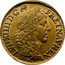 France Louis D'or Louis XIV 1665 A KM# 200.1 LVD XIIII D G FR ET NAV REX 1663 coin obverse