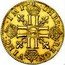 France Louis D'or Louis XIV 1665 Cow KM# 200.11 CHRS REGN VINC IMP LL LL LL LL coin reverse