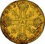 France Louis D'or Louis XIV 1668 A KM# 219.1 CHRS REGN VINC IMP A LL LL LL LL coin reverse