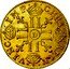 France Louis D'or Louis XIV 1672 D KM# 219.3 CHRS REGN VINC IMP D LL LL LL LL coin reverse