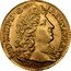France Louis D'or Louis XIV 1680 A KM# 236.1 LVD XIIII D G FR ET NAV REX 1680 coin obverse