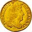 France Louis D'or Louis XIV 1690 M KM# 278.10 LVD XIIII D G FR ET NAV REX coin obverse