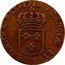 France Sol Louis XV 1719 BB KM# 439.4 FRANCIÆ ET BB NAVARRÆ REX 17 19 coin reverse