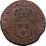 France Sol Louis XV 1726 Q KM# 439.6 FRANCIÆ ET Q NAVARRÆ REX 1726 coin reverse