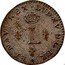 France Sol Louis XV 1740 D KM# 501.5 LUD XV D G FR ET NAV REX L coin obverse