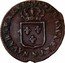 France Sol Louis XVI 1790 N KM# 578.12 FRANCIÆ ET N NAVARRÆ REX 17 90 coin reverse