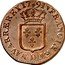 France Sol Louis XVI 1791 D KM# 578.5 FRANCIÆ ET D NAVARRÆ REX 1784 coin reverse