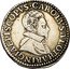 France Teston Charles. Verdun Coinage 1617 KM# 20 CAROLVS A LOTHARINGIA EPISCOPVS coin obverse