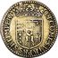 France Teston Charles. Verdun Coinage 1617 KM# 20 ET COMES VIR PRS SRI IMPERI coin reverse