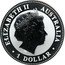 Australia 1 Dollar Australian Kookaburra 2003 KM# 1761 ELIZABETH II AUSTRALIA 1 DOLLAR IRB coin obverse