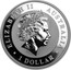Australia 1 Dollar Australian Kookaburra on a branch 2012 Privy Dragon KM# 1692 ELIZABETH II AUSTRALIA 1 DOLLAR IRB coin obverse