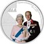 Australia 1 Dollar Diamond Wedding Anniversary 2007 HM QUEEN ELIZABETH II HRH THE DUKE OF EDINBURG 10.11.1947 DIAMOND WEDDING UNNIVERSARY coin reverse