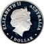Australia 1 Dollar Discover Australia - Great White Shark 2011 KM# 1552 ELIZABETH II AUSTRALIA 1 DOLLAR IRB coin obverse