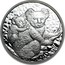 Australia 1 Dollar Koala 2008 1 OZ 999 SILVER P SB coin reverse