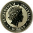 Australia 1 Dollar Kookaburra with sunburst on a background 2009 KM# 1296 ELIZABETH II AUSTRALIA 1 DOLLAR IRB coin obverse