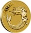 Australia 1 Dollar Mythical creatures - Mermaid 2011 KM# 1584 MERMAID P NM coin reverse