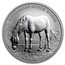 Australia 1 Dollar Stock Horse 2016 AUSTRALIAN STOCK HORSE 2016 1 OZ 9999 SILVER P NM coin reverse