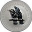 Australia 1 Dollar The Australian Kookaburra 2006 KM# 1293 THE AUSTRALIAN KOOKABURRA 1 OZ. 999 SILVER 2009 P20 RV coin reverse