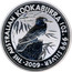 Australia 1 Dollar The Australian Kookaburra 2009 KM# 1277 THE AUSTRALIAN KOOKABURRA 1 OZ. 999 SILVER 2009 P20 coin reverse