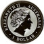 Australia 1 Dollar (The Australian Kookaburra) KM# 683 ELIZABETH II AUSTRALIA 1 DOLLAR IRB coin obverse