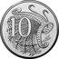 Australia 10 C 50th Anniversary of Decimal Currency 2016  10 C SD coin reverse