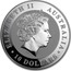 Australia 10 Dollars Kookaburra on a branch 2012 KM# 1693 ELIZABETH II AUSTRALIA 10 DOLLARS IRB coin obverse