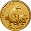 Australia Ten Dollars Two kangaroos 2011 Proof KM# 1522 TEN DOLLARS 1/10 OZ 9999 AU coin reverse