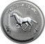 Australia 10 Dollars Year of the Horse 2002 KM# 583 2002 10 OZ 999 SILVER coin reverse