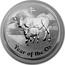 Australia 10 Dollars Year of the Ox 2009 KM# 1752 YEAR OF THE OX P coin reverse