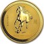 Australia 1000 Dollars Year of the Horse 2002 KM# 708 2002 10 OZ 9999 GOLD coin reverse