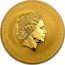 Australia 1000 Dollars Year of the Tiger 2010 (p) KM# 1378 ELIZABETH II AUSTRALIA 10 OZ 9999 GOLD 2010 1000 DOLLARS IRB coin obverse