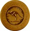 Australia 1000000 Dollars Australian Kangaroo 2012 KM# 1569 AUSTRALIAN KANGAROO 1 TONNE 9999 GOLD 2012 RED KANGAROO P coin reverse