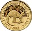 Australia 15 Dollars Australian Kangaroo 2005 KM# 911 THE AUSTRALIAN NUGGET 2015 1/10 OZ. 9999 GOLD coin reverse