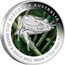 Australia 15 Dollars Bell Frog 2012 P Proof KM# 1848 DISCOVER AUSTRALIA 2012 GREEN & GOLD BELL FROG 1/10OZ 9995 PLATINUM P TV coin reverse