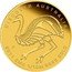 Australia 15 Dollars (Discover Australia - Emu) KM# 1536 DISCOVER AUSTRALIA 2011 EMU 1/10 OZ 9999 GOLD P DB coin reverse